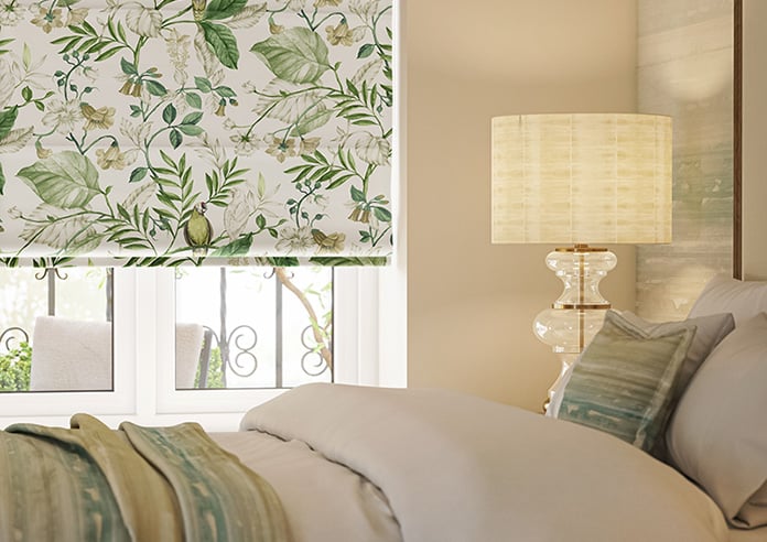 Iquitos, Lush Green - Motorised Roman Blind - Image 5